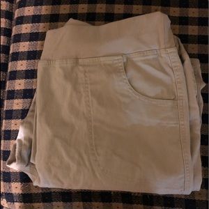Maternity Khaki pants light tan
